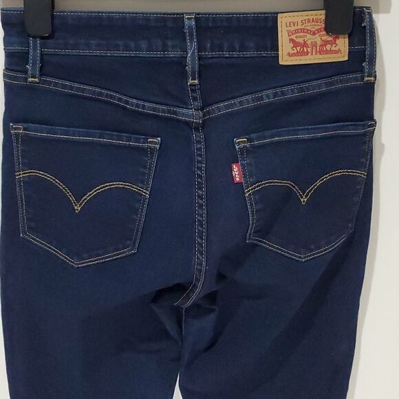 Levi's 721 high rise dark wash skinny jeans - Picture 4 of 8